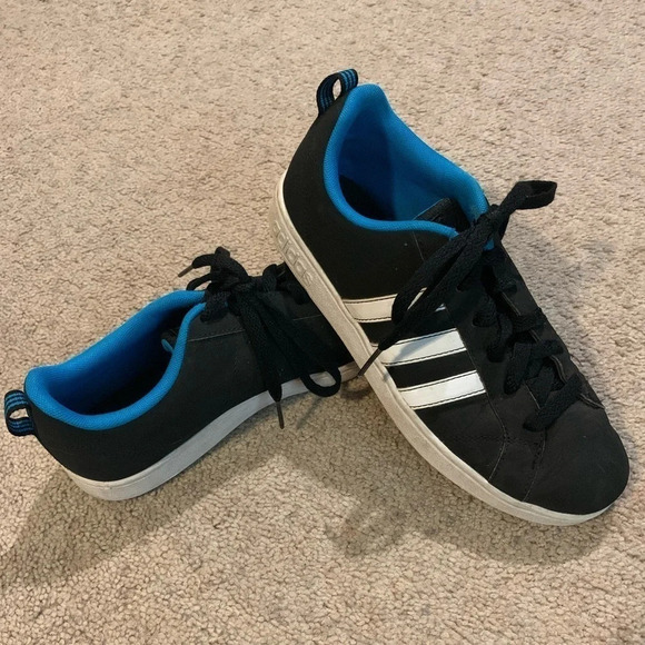adidas Other - Adidas Trainers black with white stripes sneakers